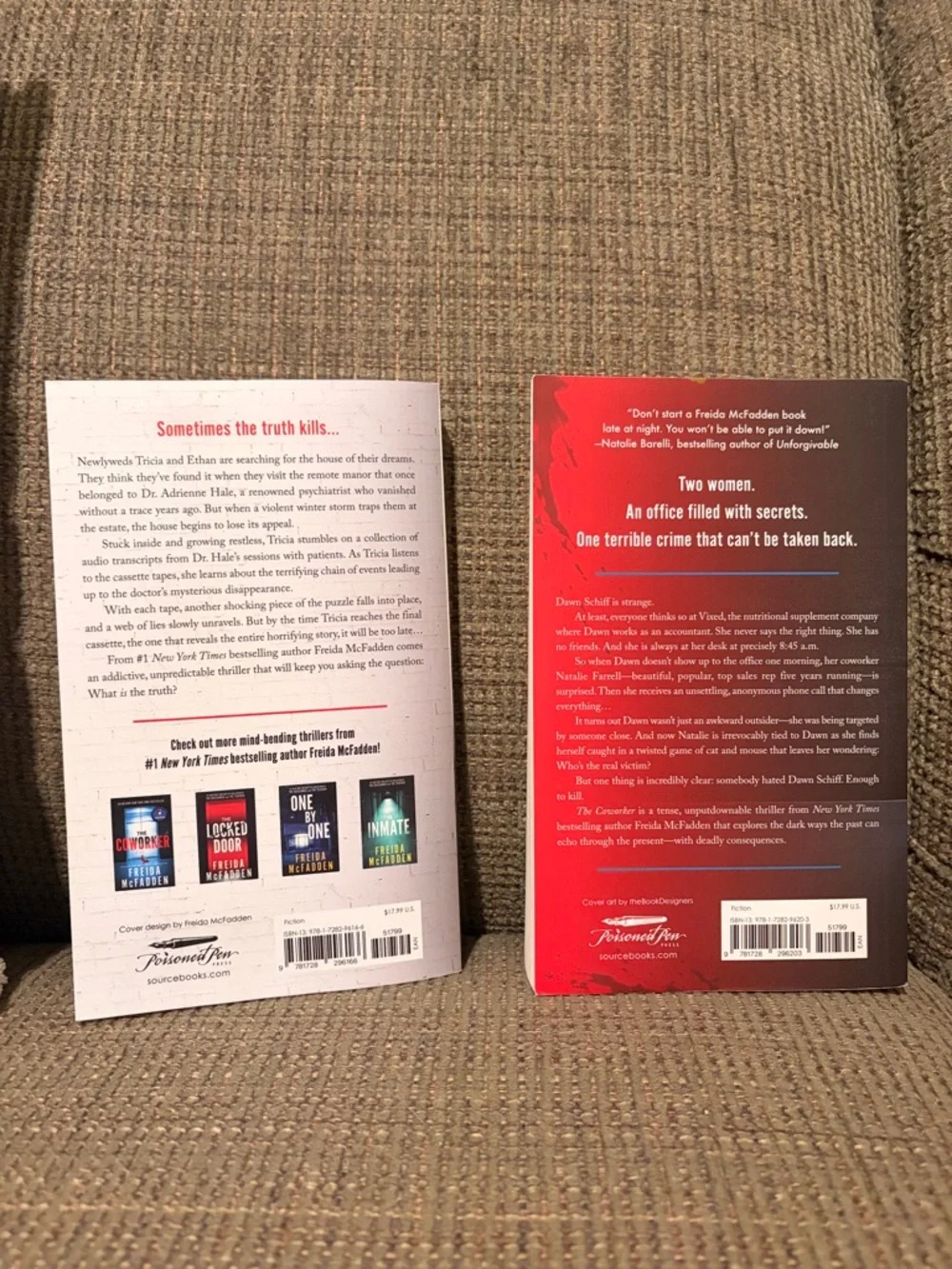 Freida McFadden Paperback Bundle - Never Lie & The Coworker - Picture 2 of 2